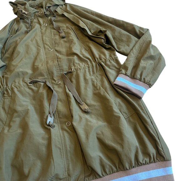 Free People Windswept Windbreaker Lightweight Jacket Long Length Size Small - Picture 6 of 14